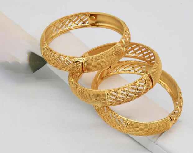 Gold bangles