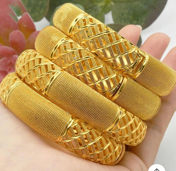 Gold bangles
