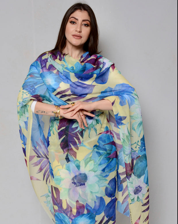 Flower Laynary Voile