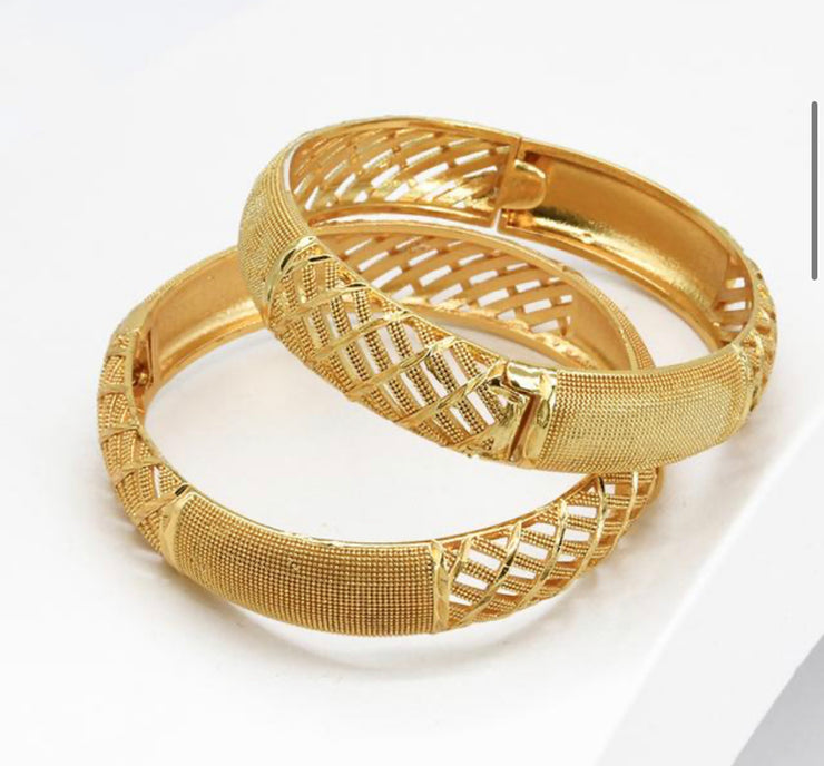 Gold bangles