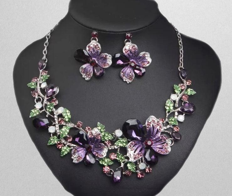 Purple Floral Set