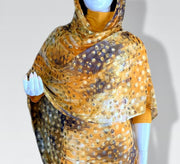 Yellow Silk Chiffon Toub